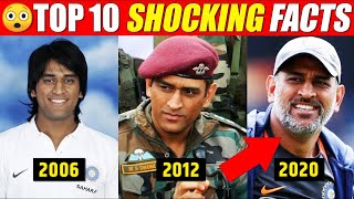 MS DHONI : TOP 10 SHOCKING FACTS | Dhoni Retirement