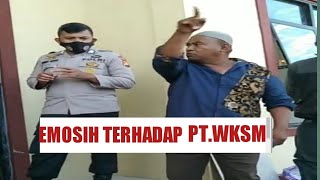 MASIARAKAT HADIRI PANGGILAN DRI POLRES MATENG ATAS TUDUHAN DARI PT WKSM.@Banglhy01