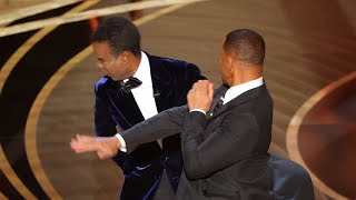 Will Smith slapping Chris Rock uncensored 威尔史密斯在奥斯卡颁奖礼上直播暴揍主持人完整版! (中英字幕)