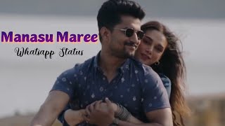 Manasu Maree Whatsapp Status♥️♥️♥️| V the Movie| Nani | Aditi Rao Hydari |