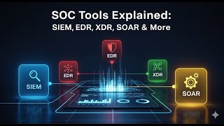 SOC Tools Explained: SIEM, EDR, XDR, SOAR & More