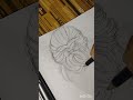 hair drawing shorts virals trending drawing hairdrawing satisfyingarts