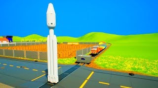 Can Falcon Heavy Stop Color Lego Train - Brick Rigs Gameplay