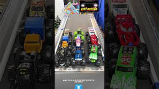The BIG BOYS of Monster Trucks 1:24 scale! Treadmill Diecast Toy Racing #shorts