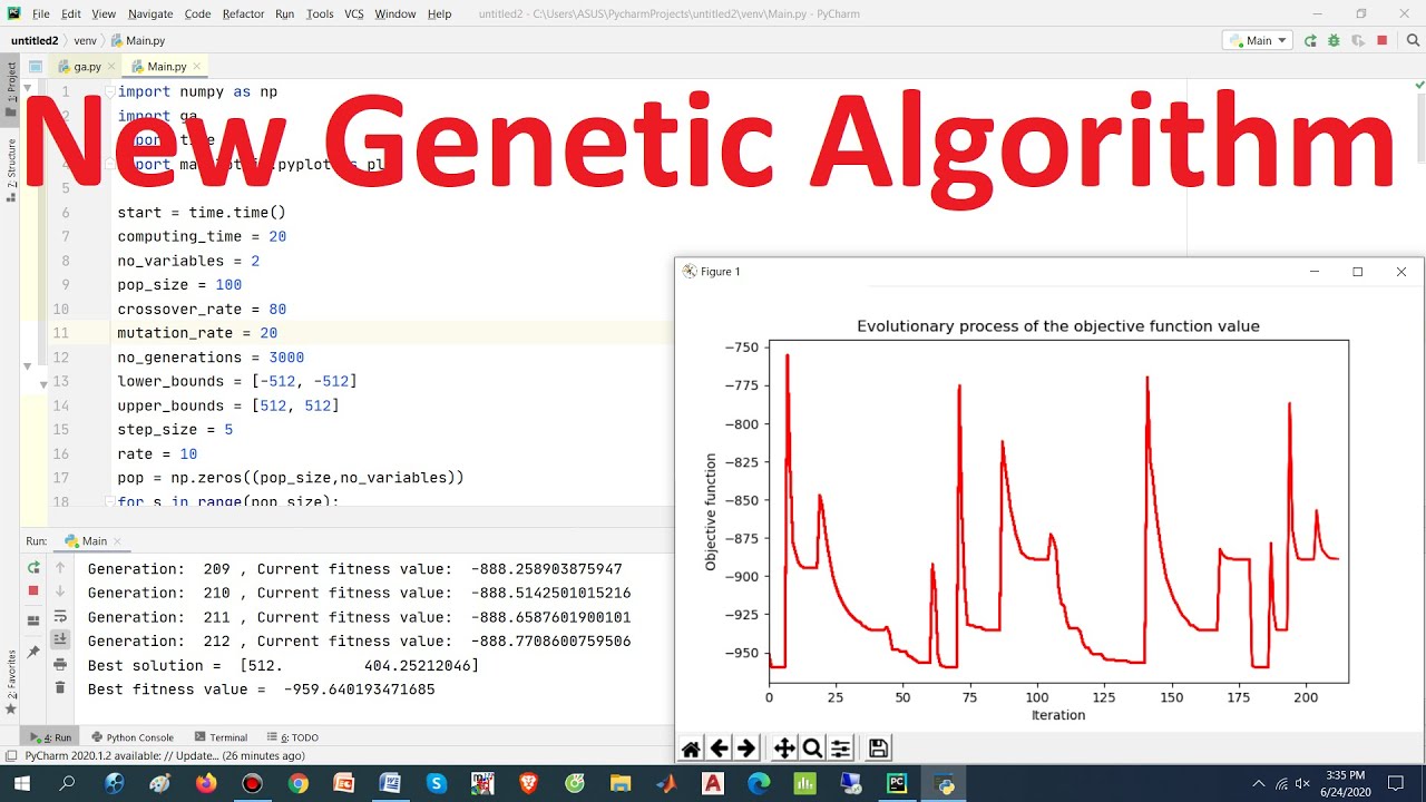 New Genetic Algorithm For Solving Optimization Problems - YouTube