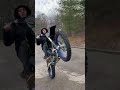 FIRST #WHEELIE ON A 2023 YZ 125 MONSTER EDITION #NEW #SHORTS #EXPLORE #FYP #YTSHORTS