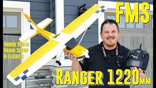 FMS - Ranger PNP - 1220mm - Unbox, Build, Radio Setup, & Flights