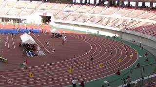 平成29年度新潟県総体陸上　女子4x100mR準決勝2組/3