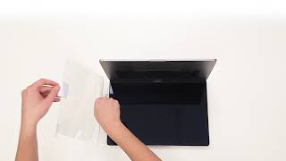 How to apply a ViaScreens Screen Protector for Laptops and 2-in-1's