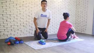 PCARE Massage Lacrosse Ball 深層按摩花生球 肩頸背按摩示範 01