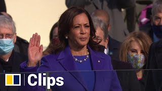 Kamala Harris takes oath to become 49th US vice-president