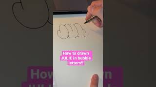 How To Draw Bubble Letters Shorts Drawing