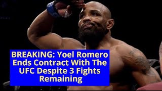 BREAKING: Yoel Romero Ends Contract With The UFC Despite 3 Fights Remaining