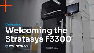 Unboxing the Stratasys F3300 3D printer!