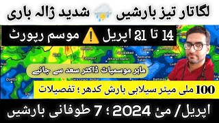 WEATHER UPDATES | PAKISTAN WEATHER FORECAST | TODAY WEATHER REPORT | MONSOON 2024 RAIN KARACHI SINDH