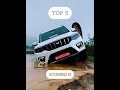 🔥top 5 best off roading cars in india offroad cars shorts🔥