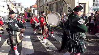 Les plus célèbres marches militaires écossaises Somme Battlefield Pipe Band .Pierre Lenoble report.