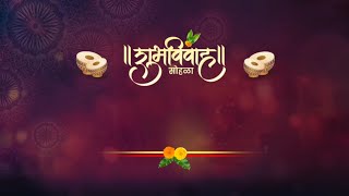 Royal Hindu Wedding Invitation Video || Traditional Wedding Invitation Blank Video || MD Creation ||