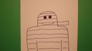 Let's Draw a Mummy!