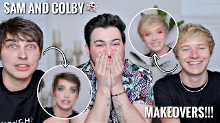 GIVING SAM AND COLBY A MAKEOVER… It’s THEIR turn to be scared!