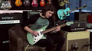 Music Man BFR Albert Lee HSS Seafoam Sparkle