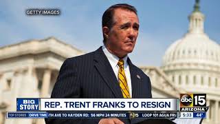 Arizona Congressman Trent Franks announces resignation