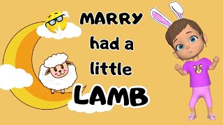 Mary Had a Little Lamb | A Fun Classic Nursery Rhyme \u0026 Songs for KIDS!