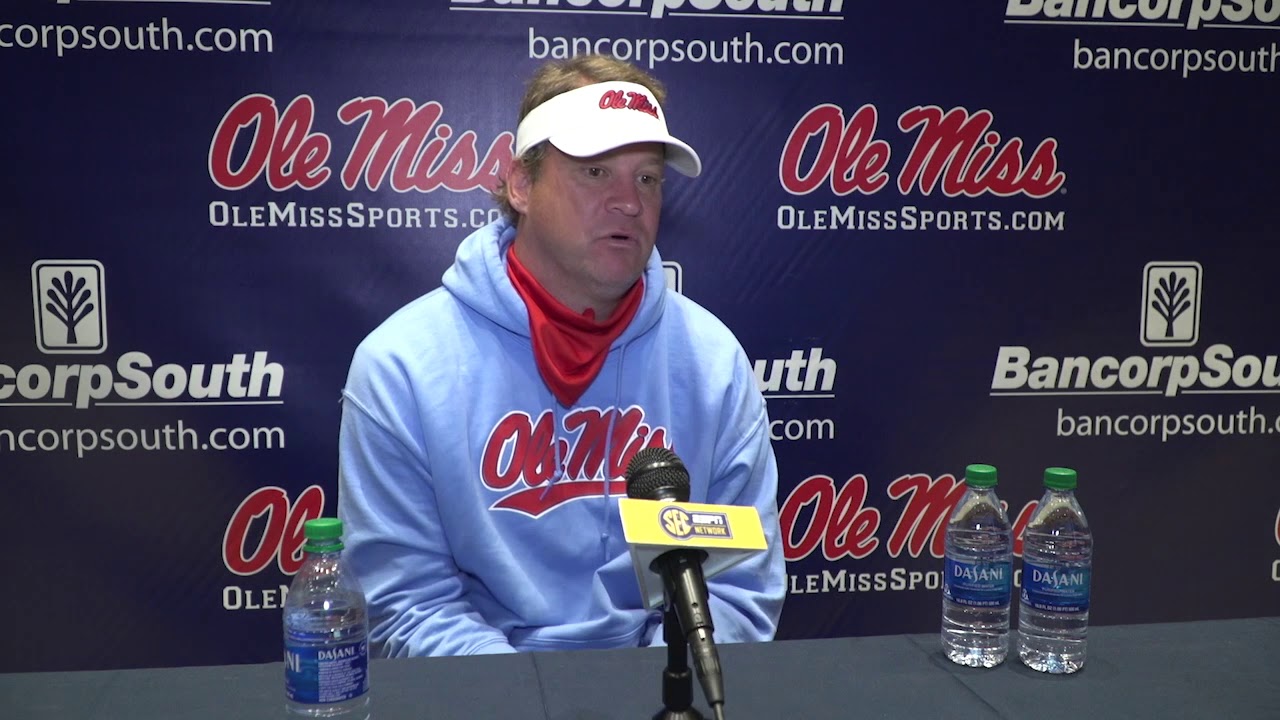 Ole Miss Football Head Coach Lane Kiffin Press Conference (Egg Bowl ...