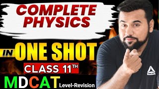 One Shot MDCAT lecture😱| Class 11 Physics Complete in 1 shot🔥|| Fast Quick Revision