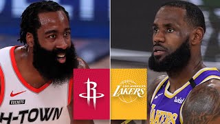 Houston Rockets vs. Los Angeles Lakers [GAME 1 HIGHLIGHTS] | 2020 NBA Playoffs