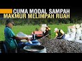 PEMBUATAN KOMPOS ORGANIK DARI SAMPAH DAN LIMBAH, TERJUAL 20 TON SEHARI