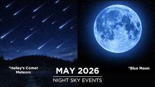 Don't Miss These Astronomy Events in May 2026 | Blue Moon | Eta-Aquariid Meteor Shower | Micromoon