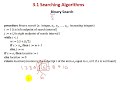 lesson 41 part i 3.1 algorithm properties of algorithms searching and sorting algorithms