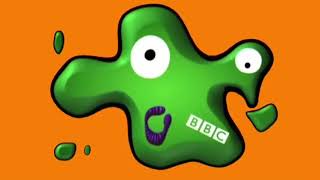 CBBC 2002-2005 ident - Splat on Orange Screen
