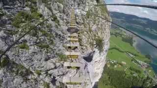 Schafberg \u0026 Drachenwand klettersteig 2014  Full HD 1080p GoPro HERO3+