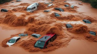 Tama Miedzygorze Powodz || Poland hits by flash floods after heavy rain storm in the dam