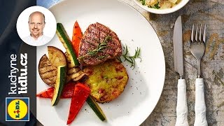 Steak z irské hovězí svíčkové - Roman Paulus - RECEPTY KUCHYNE LIDLU