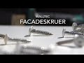 Facadeskruer til WALLTEC facadeplader