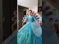 Making a Barbie Ballgown in 30 Seconds! Rosella Island Princess peacock ballgown #alexandralouise