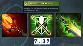 Arcane Accumulation Facet + One Shot Dagon 5 Rubick Super Insane Dota 2