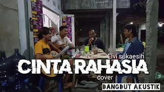 cinta rahasia cover dangdut akustik cpt elvi sukaesih || lirik & chord gitar