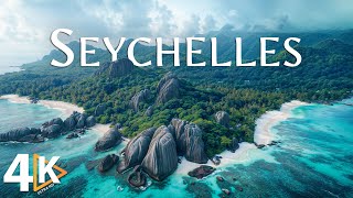 SEYCHELLES 4K UHD • Pristine Beaches, Crystal Clear Waters \u0026 Calming Music