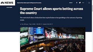 U.S. Supreme Court Allows Sports Betting Across The Country!!! (Reaction!)