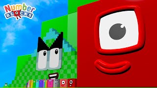 Numberblocks Step Squad Full Episodes 100 vs 450 MILLION BIGGEST - Learn to Count Big Numbers!