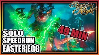 EASTER EGG SPEEDRUN SOLO DEAD OF THE NIGHT ZOMBIES BLACK OPS 4
