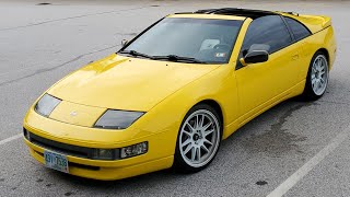 Canary Yellow 1994 Nissan 300ZX T-top - Car Spotting in Hooksett, NH