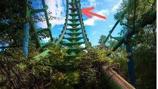 Climbing Rollercoasters at an Abandoned Six Flags Amusement Park