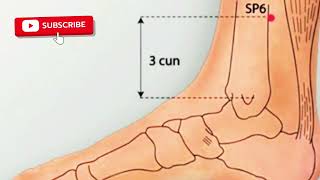 ஒரே புள்ளி மூன்று பலன்கள்!#sp6 Acupuncture and Acupressure point benifits