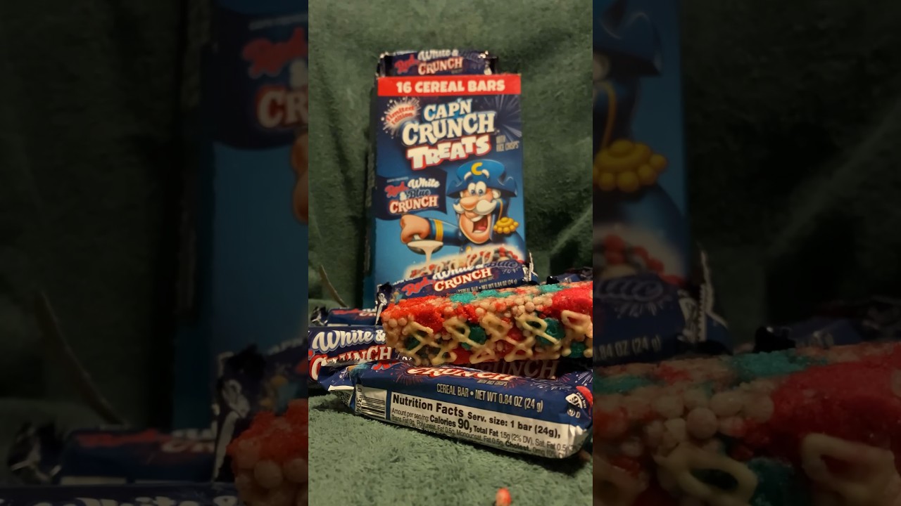 Cap'n Crunch Treats Red White And Blue Unboxing + Taste Test #shorts ...