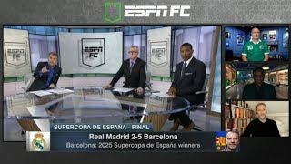 ESPN FC | Steve Nicol says Real Madrid had NO HELP on defense vs Barcelona